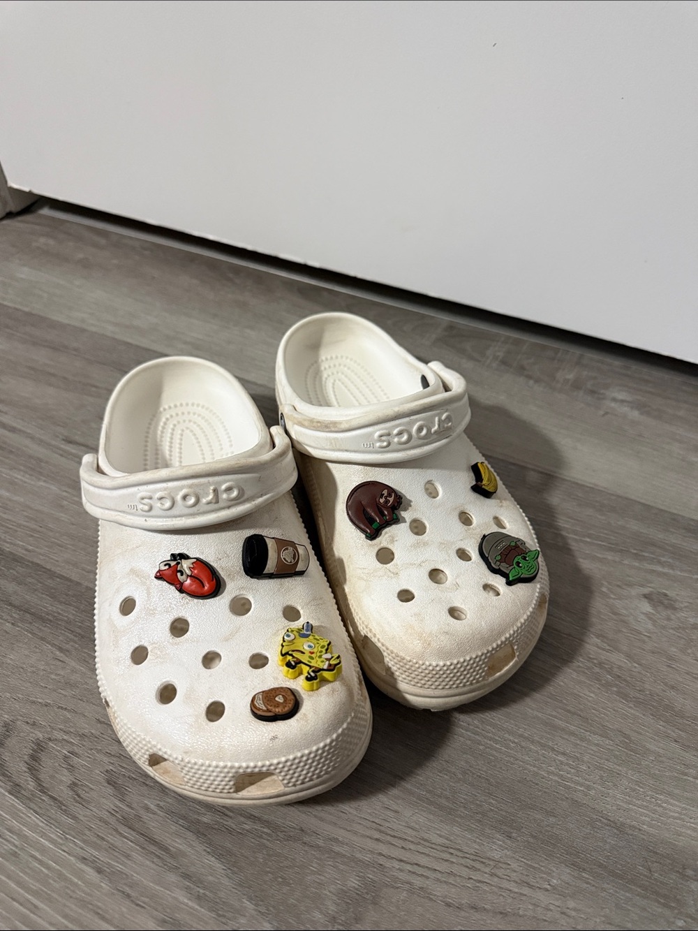 White Crocs